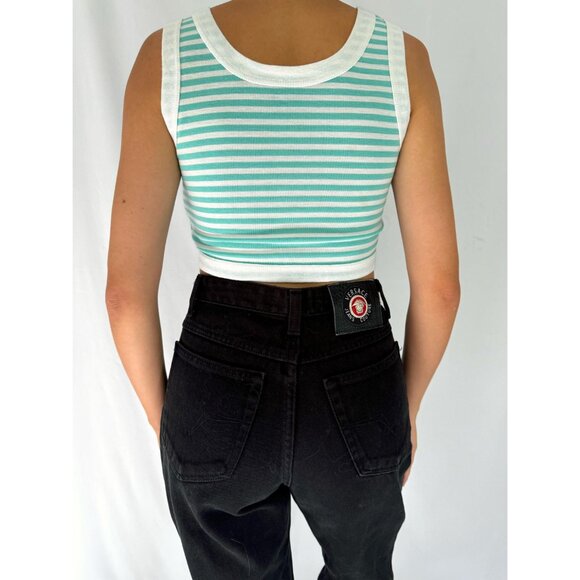 90s vintage striped niagara falls canada graphic retro crop top cropped tank top - Picture 5 of 9